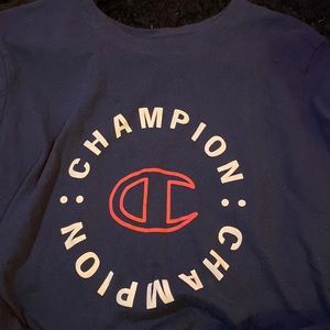 blue champion shirt